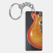 Elektrische Gitarren-Schlüsselanhänger Schlüsselanhänger (Vorderseite links)