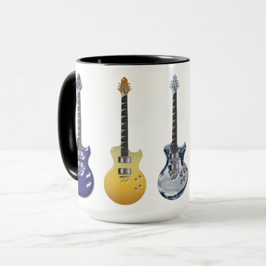 Elektrische Gitarren Tasse (Vorderseite Links)