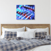 Elektrische Gitarrenbrücke Leinwanddruck (Insitu (Schlafzimmer))