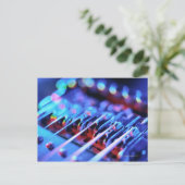 Elektrische Gitarrenbrücke Postkarte (Stehend Vorderseite)