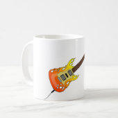 Elektrische Gitarrencoffee-Tasse Kaffeetasse (Vorderseite Links)