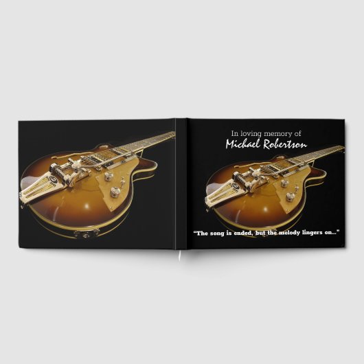 Elektrische Gitarrenfeier Gästebuch (Voll)