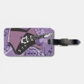 Elektrische Gitarrenlesemarken Gepäckanhänger (Rückseite horizontal)