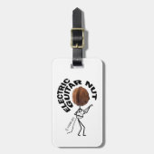 Elektrische Gitarrenmandel Gepäckanhänger (Vorderseite vertikal)