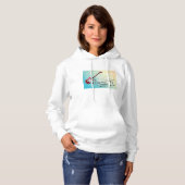 Elektrische Gitarrenmusik Hoodie (Vorne ganz)