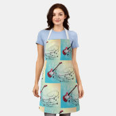 Elektrische Gitarrenmusik Schürze (Getragen)