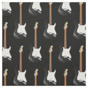 Elektrische Gitarrenmusik - Zimmerdekor Stoff