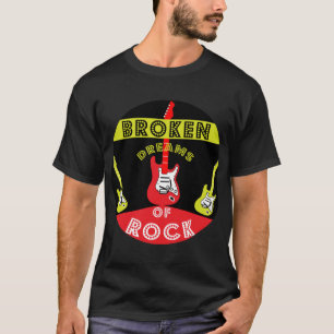 Elektrische Gitarrenrockträume Rock Musik T-Shirt