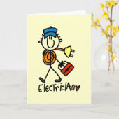 Elektrische Grundhemden und -geschenke Karte (Gelbe Blume)