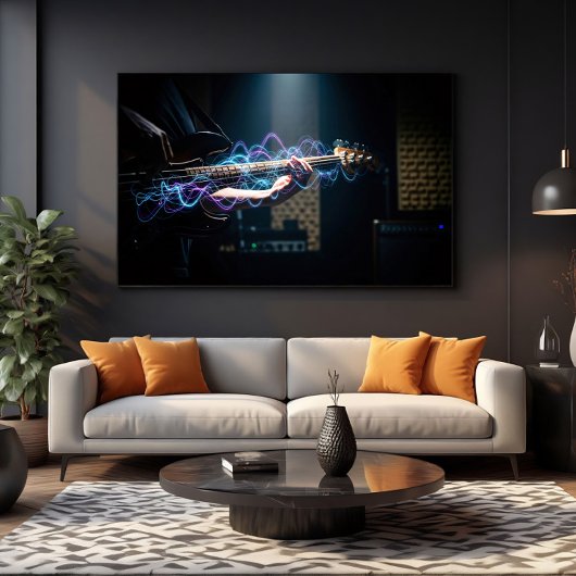 Elektrische Harmonie Leinwanddruck
