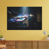 Elektrische Harmonie Leinwanddruck (Insitu (Wohnzimmer))