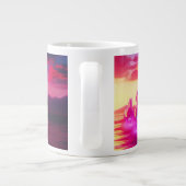 Elektrische Herde - Synthwave Pferde Jumbo-Tasse (Rückseite)