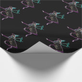 Elektrische Karibik Geschenkpapier (Ecke)