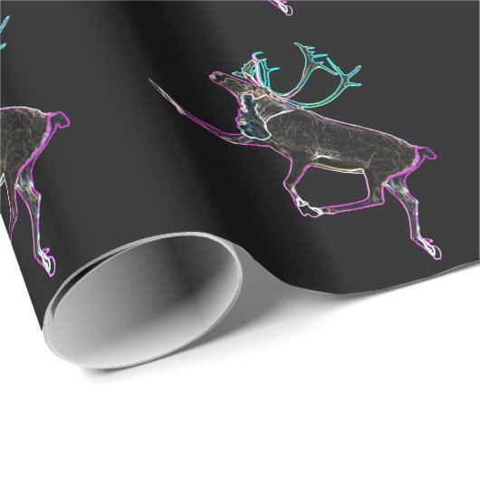 Elektrische Karibik Geschenkpapier (Rolleneckpunkt)