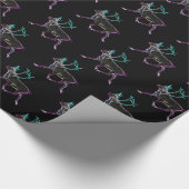 Elektrische Karibik Geschenkpapier (Ecke)