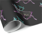 Elektrische Karibik Geschenkpapier (Rolleneckpunkt)