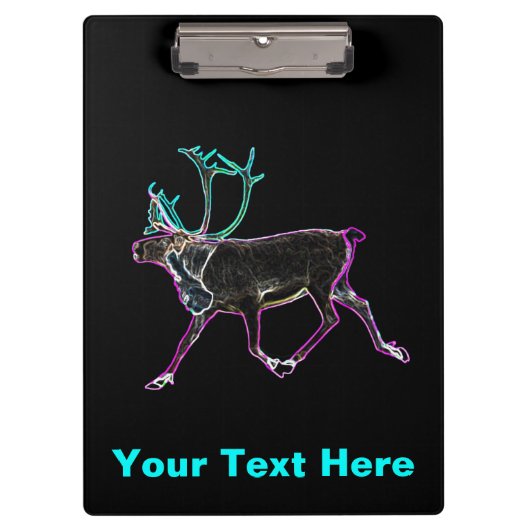 Elektrische Karibik Klemmbrett (Vorderseite)