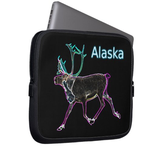 Elektrische Karibik Laptopschutzhülle (Vorne Rechts)