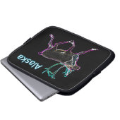 Elektrische Karibik Laptopschutzhülle (Vorne Knopf)