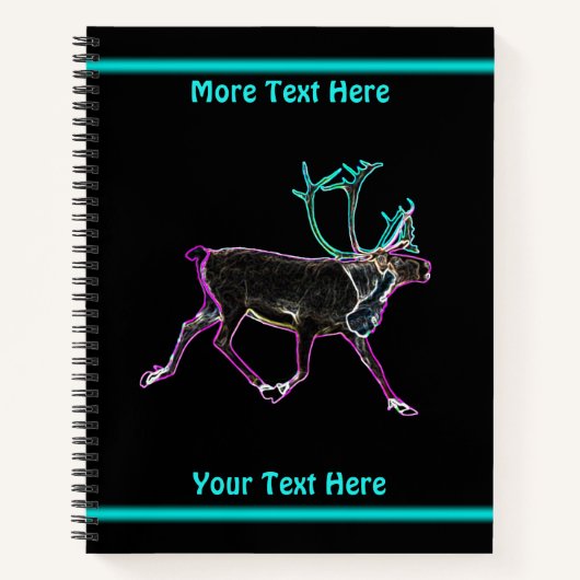 Elektrische Karibik Notizblock (Vorderseite)