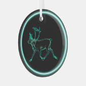 Elektrische Karibik Ornament Aus Glas (Vorderseite links)