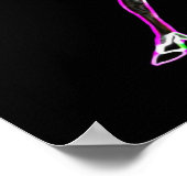 Elektrische Karibik Poster (Ecke)