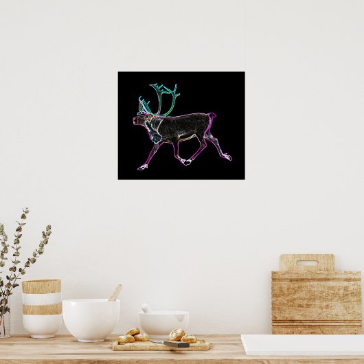 Elektrische Karibik Poster (Küche)