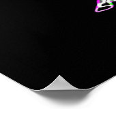 Elektrische Karibik Poster (Ecke)