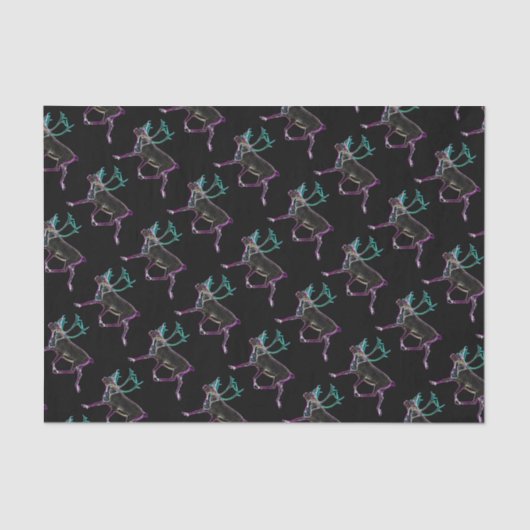 Elektrische Karibik Seidenpapier (Vorderseite)