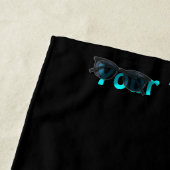 Elektrische Karibik Strandtuch (Beispiel)