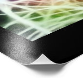 ELEKTRISCHE KATZE FOTODRUCK (Ecke)