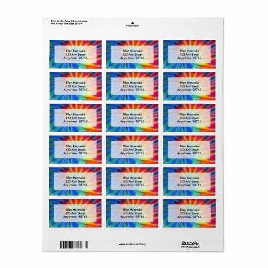 Elektrische Kool-Hilfe Adressaufkleber (Vorne)