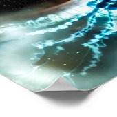 Elektrische, kosmische Gelee Poster (Ecke)