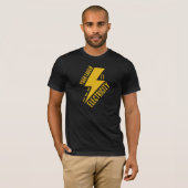 Elektrische Lach-Blitz-Kunst T-Shirt (Vorne ganz)