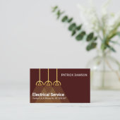 Elektrische Lampenschirme Visitenkarte (Stehend Vorderseite)