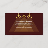 Elektrische Lampenschirme Visitenkarte (Rückseite)