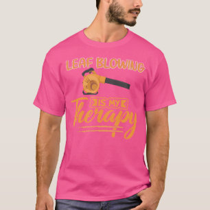 Elektrische Laubblasemaschine Gartenbau T-Shirt