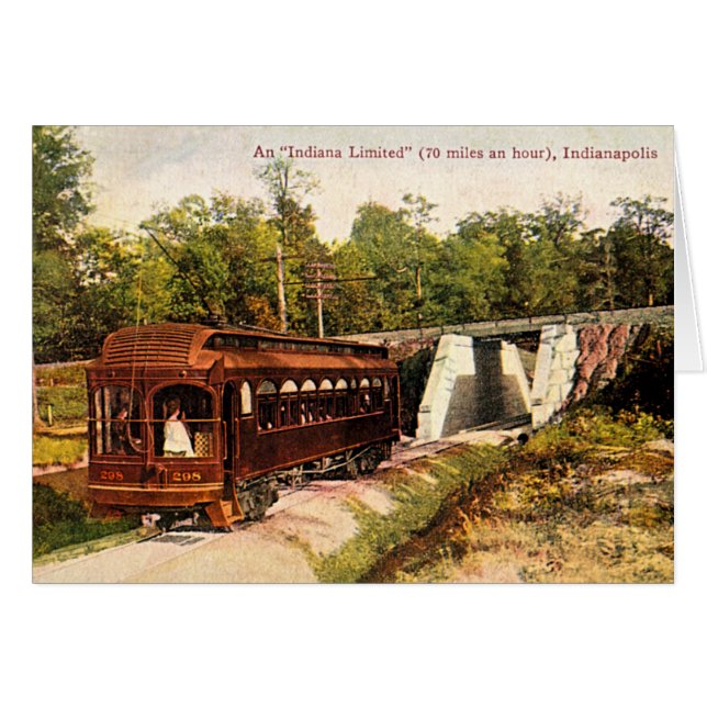 Elektrische Laufkatze 1915 Indianapolis, Indiana (Vorderseite (Horizontal))