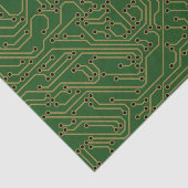Elektrische Leiterplatte Seidenpapier (Ausschnitt)