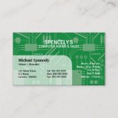 Elektrische Leiterplatte Visitenkarte (Vorderseite)