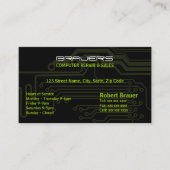 Elektrische Leiterplatte Visitenkarte (Vorderseite)