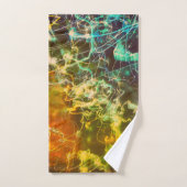 Elektrische Lichtlinien Gradient abstrakt. Badhandtuch Set (Handtuch)