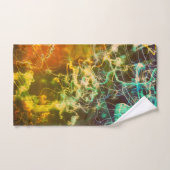 Elektrische Lichtlinien Gradient abstrakt. Badhandtuch Set (Handtuch)