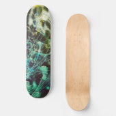 Elektrische Lichtlinien Gradient abstrakt. Skateboard (Vorderseite)