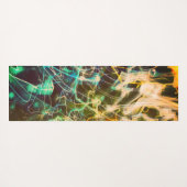 Elektrische Lichtlinien Gradient abstrakt. Yogamatte (Rückseite (Horizontal))