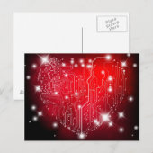 Elektrische Liebe Postkarte (Vorne/Hinten)