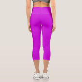 Elektrische Lila Yoga Capris (Rückseite)