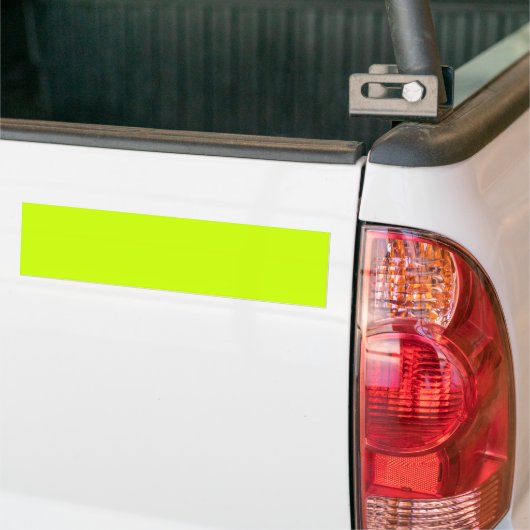 Elektrische Limone Solid-Farbe Autoaufkleber (Auf Lkw)