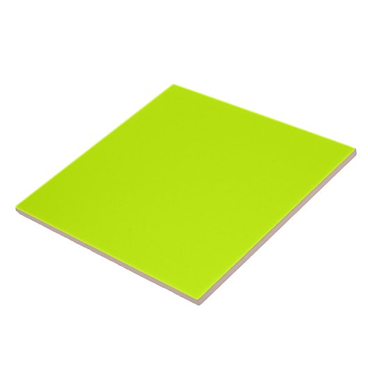 Elektrische Limone Solid-Farbe Fliese (Seite)