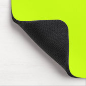 Elektrische Limone Solid-Farbe Mousepad (Ecke)